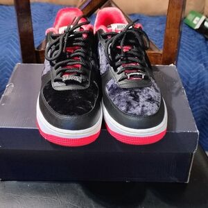 Nike Black and Red Sneakers